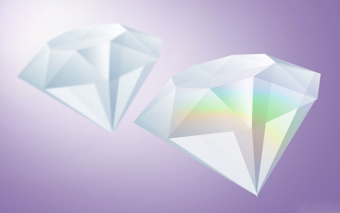 Reflets d'un diamant
